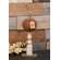 Primitive Mossy Top Pumpkin on Pedestal - 16"H