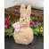 Stuffed Sherpa Andrew Bunny Sitter - 9.5"H, CW5006