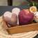 Plush Velvet Heart Ornaments, 3/Set, CW5018