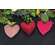 Stuffed Chenille Valentine Heart Ornament - 3 Asstd., CW5068