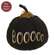 Black Boo Pumpkin - 5.5"H