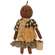 Primitive Pumpkin Girl with Apple Pail