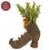 Stuffed Witch Boot Sitter - 13"H