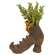 Stuffed Witch Boot Sitter - 13"H