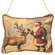 Olde Thyme Santa Feeding Reindeer Hanging Pillow