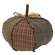 Stuffed Patchwork Pumpkin - 8"H
