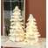 White Sherpa Christmas Tree, 13.5" SR14710362;