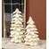 White Sherpa Christmas Tree, 13.5" SR14710362;
