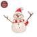 Resin Snowman with Red Hat - 4.5"