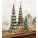 Resin Glittered Christmas Tree - 10"H