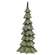 Resin Glittered Christmas Tree - 10"H