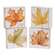 Hello Fall Watercolor Leaf 2" Sq. Block - 4 Asstd.