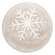Distressed White Wooden Snowflake Engraved Decorative Ball - 3 Asstd.