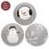 Scattered Snowman & Snowflake Decorative Ball - 4" - 3 Asstd.