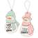 Cozy Pastel Snowman Ornament - 2 Asstd.