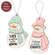 Cozy Pastel Snowman Ornament - 2 Asstd.