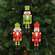 Layered Wooden Nutcracker Ornament - 3 Asstd.
