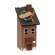 Wooden Snowy Merry Christmas Saltbox House - 7"H