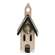 Distressed Wooden Snowy Christmas Church - 8"H