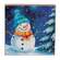 Midnight Snowman 4" Square Block - 3 Asstd.