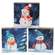 Midnight Snowman 4" Square Block - 3 Asstd.