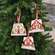Let's Stay Home Snowy House Wooden Ornament - 3 Asstd.