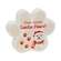 Dear Santa Wooden Pawprint Sitter - 4 Asstd.