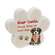 Dear Santa Wooden Pawprint Sitter - 4 Asstd.