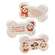Paw-Some Wooden Christmas Bone Sitter - 3 Asstd.