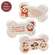 Paw-Some Wooden Christmas Bone Sitter - 3 Asstd.