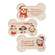 Paw-Some Wooden Christmas Bone Magnet - 3 Asstd.