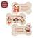 Paw-Some Wooden Christmas Bone Magnet - 3 Asstd.