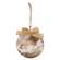 Nativity Baby Ornament With Burlap Bow - 3 Asstd.