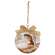 Nativity Baby Ornament With Burlap Bow - 3 Asstd.