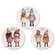 Kindred Spirits Round Wooden Magnet - 3 Asstd.