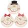 Melting Snowman Resin Plate - 3 Asstd.