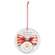 Snowgirl With Bow Round Ornament - 3 Asstd.
