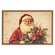 Olde Thyme Christmas Santa Framed Canvas - 12.5 x 8.5