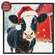 Santa Cow on the Farm Canvas