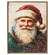 Nordic Noel Santa Framed Canvas - 12.5x16.5