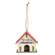 Wooden Dog House Ornament - 3 Asstd.