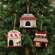 Wooden Dog Village Ornament - 3 Asstd.
