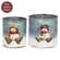 2 Set - Distressed Metal Snowman Cans