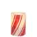 Glittered Candy Cane Timer Pillar - 2.75" x 4"
