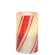 Glittered Candy Cane Timer Pillar - 2.75" x 4.75"