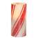 Glittered Candy Cane Timer Pillar - 2.75" x 6"