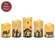 5 pc Set - Grungy Nativity Timer Pillars