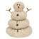 Antique Sherpa Melting Snowman - 9"H