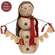 Primitive Jingle Let It Snow Banner Snowman Doll