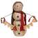 Primitive Jingle Let It Snow Banner Snowman Doll